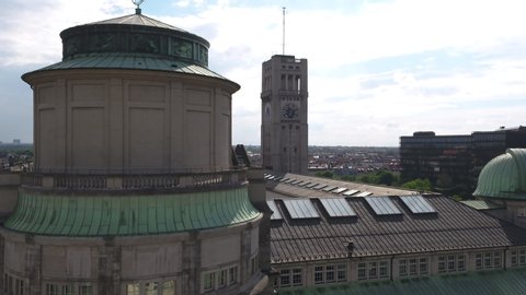 Beautiful drone footage of a bavarian museum