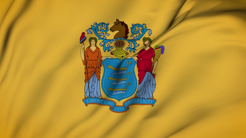 State flag of New Jersey image - Free stock photo - Public Domain photo ...