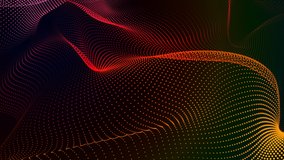 Orange Light Motion Dots 4K is a captivating stock motion graphics video that shows a surface of pink neon dots that freely move in waves. The abstract sheet unfurls in an undulating motion. - Powered by Shutterstock - Get 15% off with code: PIKWIZARD15