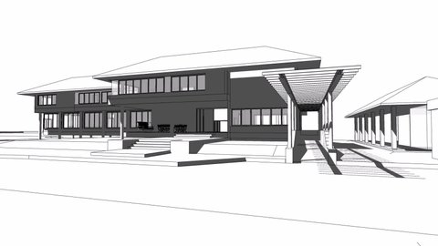 3D animation of shade and shadow simulation for house project