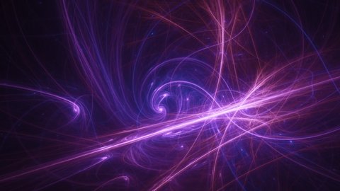 Futuristic deep space colorful swirl and blend animation in 4K. abstract background 3D render perfect for technology presentations.