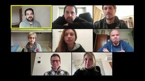 a group of friends talk about how boring it is to stay home