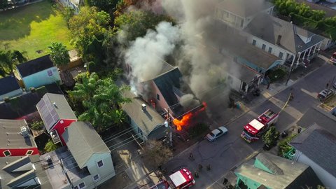 Major house fire in New Orleans, Louisiana