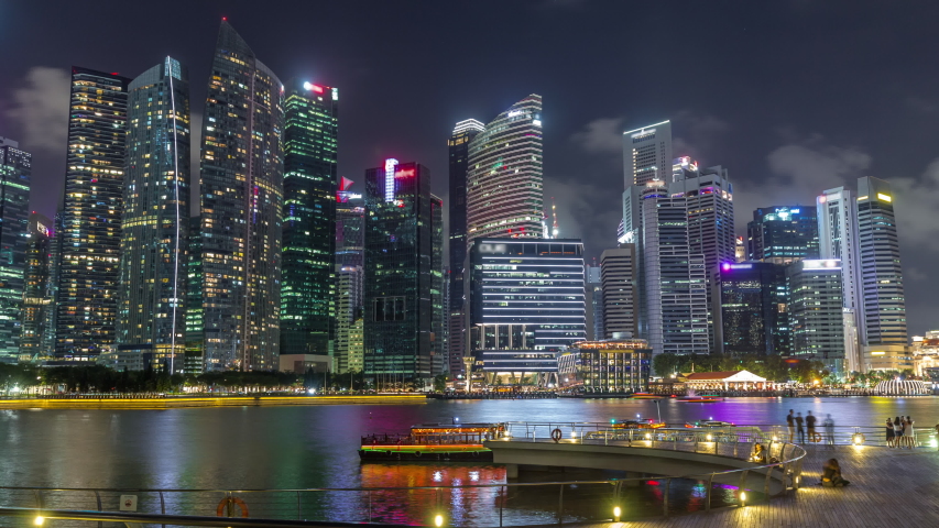 Towers, bridge, skyscrapers, and Cityscape in Singapore image - Free ...