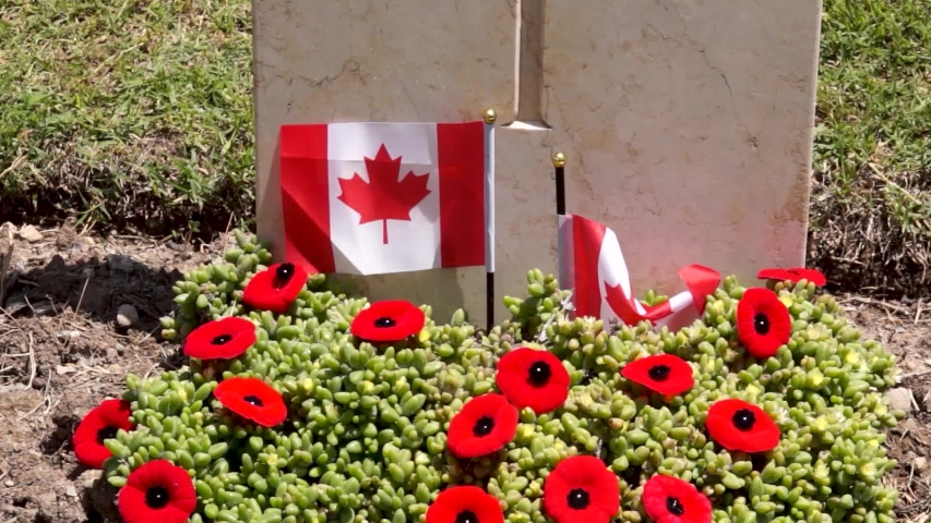 Canadian war cemetery, unique in Italy, is located on a green hill in front of Etna in the municipality of Agira in Sicily.