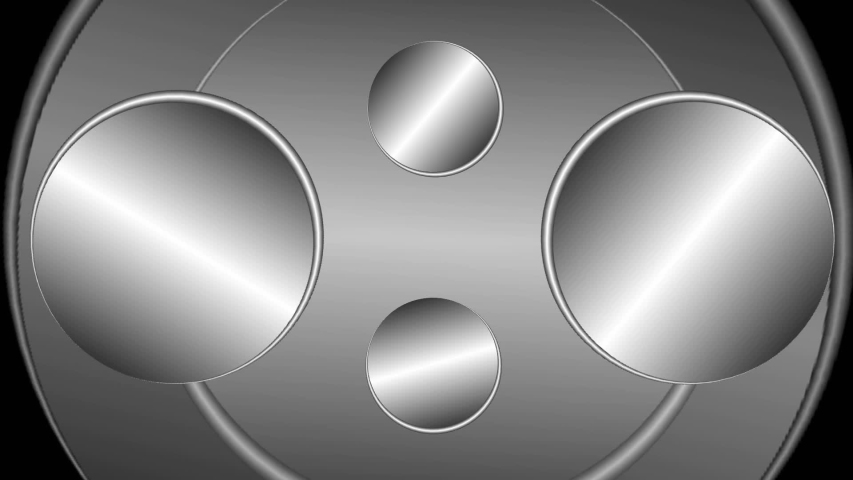Unique motion graphics with rotating effects. beautiful silver disc. falling and spinning effect. abstract background animation - Powered by Shutterstock - Get 15% off with code: PIKWIZARD15