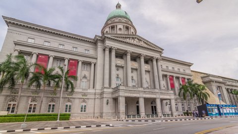 National Art Gallery timelapse hyperlapse is the largest visual arts venue and largest museum in Singapore. Formerly the Supreme Court Building and City Hall.