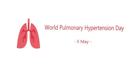 World Pulmonary Hypertension Day Animation May Stock Footage Video (100 ...