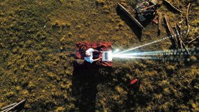 Young Man Uses Laptop on Vacation among Nature to Connect Digital Global Network. Communication Technology Concept. Information lines flows to Cloud Cyber Space. Aerial Drone Mountains Animation - Powered by Shutterstock - Get 15% off with code: PIKWIZARD15