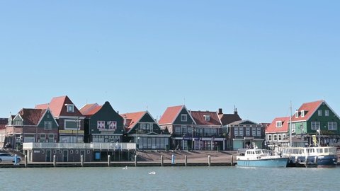 Volendam, the Netherlands, _ april 28 2020 - Volendam, traditional dutch fishing village