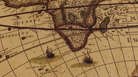 Close up of an old vintage map - Powered by Shutterstock - Get 15% off with code: PIKWIZARD15