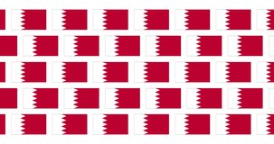Bahrein Flag Background Video Wall
