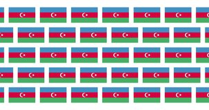 Azerbaijan Flag Background Video Wall