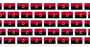 Angola Flag Background Video Wall
