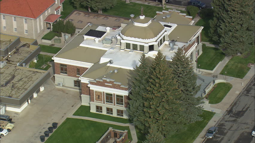 AERIAL United States-Kemmerer Court House 2012