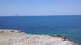 From the shore to the blue sea - mediterranean  landscape