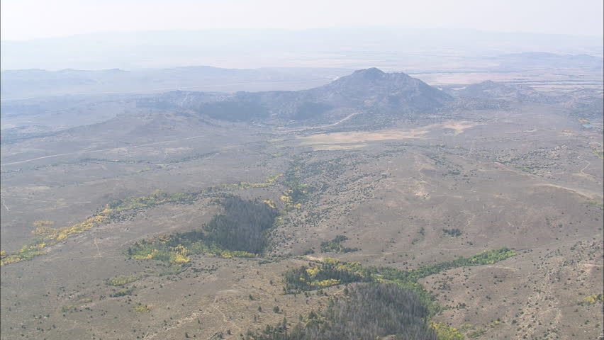 AERIAL United States-Fall Colours In Medicine Bow Mountains 2012