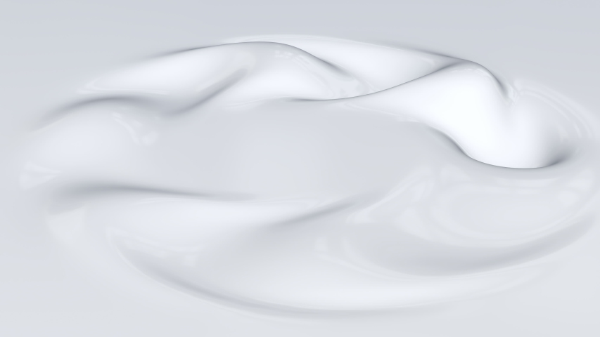 White Cosmetic cream, mixing, close-up. | Shutterstock HD Video #1051423804