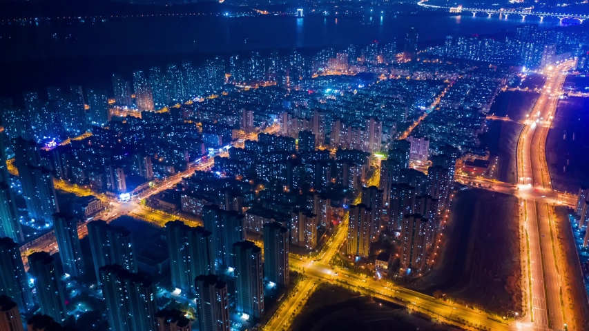 smart Connected city skyline. Futuristic network concept, city Technology - Powered by Shutterstock - Get 15% off with code: PIKWIZARD15