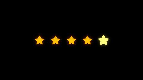 set stars five star rating on Stock Footage Video (100% Royalty-free ...