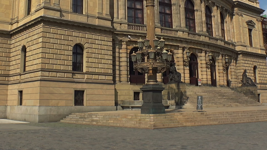 Theatre in the center of Prague. Czech Republic.