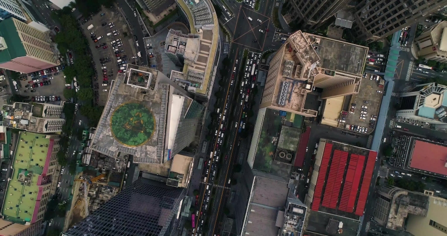 Look at Makati in Birds eye view 