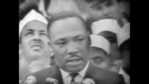 CIRCA 1963 - In his speech at the March on Washington for Jobs and Freedom, Martin Luther King describes his dream for the nation.