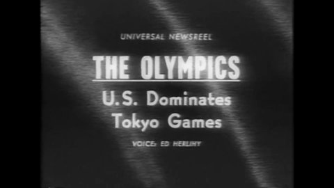 CIRCA 1964 - The swimming medalists at the summer Olympics in Tokyo,