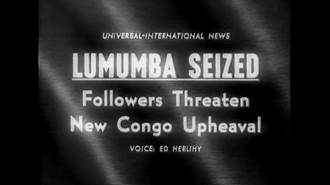 CIRCA 1960 - The Congo's deposed communist sympathizer leader Patrice Lumumba is captured by Mobutu Sese Seko and his men.