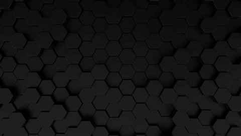 Dark Grey Hexagonal Tech Background Texture Stock Illustration 1556534162