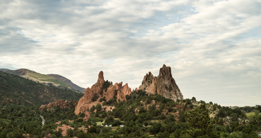 High Rock formations at Garden of the Gods, Colorado image - Free stock ...