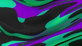 Abstract 3d render, colorful background animation, motion design, 4k seamless looped video