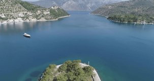 aerial videos from ithaca ionian island greece mp4 no edit