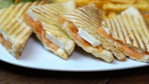 Toasted bread/sandwich kiosk Toasted bread/sandwich kioskhttps://www.shutterstock.com