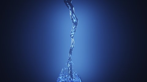 Beautiful water surface. waterblue ,Abstract background with animation waving of waterline.