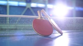 Table tennis paddles and jumping balls - Powered by Shutterstock - Get 15% off with code: PIKWIZARD15