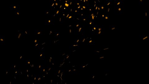 Fire Sparks From Campfire Over の動画素材 ロイヤリティフリー Shutterstock