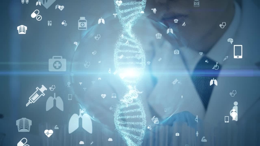 Genetic engineering concept. DNA. Gene therapy. Medical technology. - Powered by Shutterstock - Get 15% off with code: PIKWIZARD15
