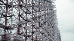 Huge radar system in Chernobyl, Ukraine