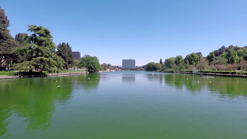 artificial lake built in the city of rome