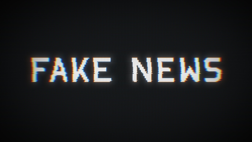 Futuristic technology random fake news text with glitch effect.Chromatic aberration screen pixel style backdrop with old screen of information manipulation concept. Royalty-Free Stock Footage #1051981717