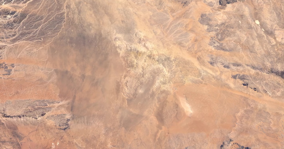 Timelapse of building an irrigation system in Saudi Arabia from satellite between 1984 and 2018. Data: NASA. Royalty-Free Stock Footage #1051983595