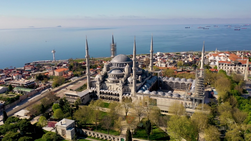 Sultan Ahmed Mosque Blue Mosque from Istanbul. Turkiye.
