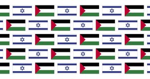 Israel Palestine Flags Loop Background