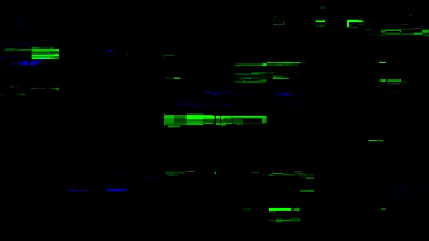 tv signal distorted glitch on screen Stock Footage Video (100% Royalty