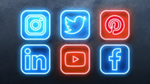 Izmirturkey 16 08 19 Neon Social Stock Footage Video 100 Royalty Free Shutterstock Izmirturkey 16 08 19 Neon Social Stock Footage Video 100 Royalty Free Shutterstock