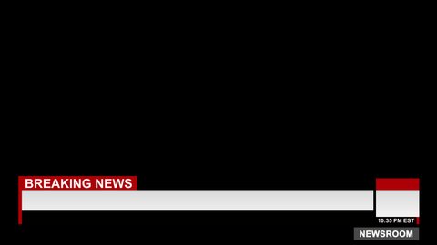 Blank News Lower Third Template Stock Footage Video 100 Royalty Free 1052060302 Shutterstock