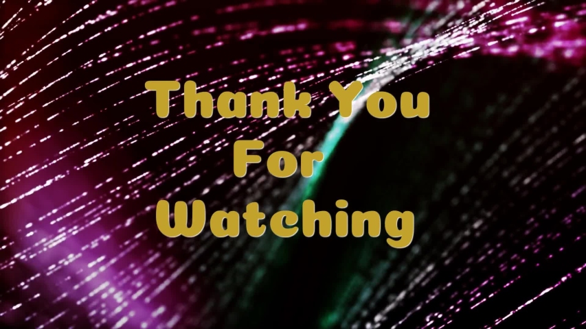 Animated Thank You for Watching, Stock Footage Video (100% Royalty-free ...