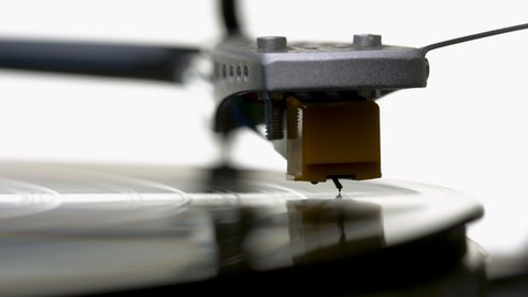Vinyl record player closeup footage in 4K. Footage shot with RED, available in 4K and HD. Download the preview for free. 