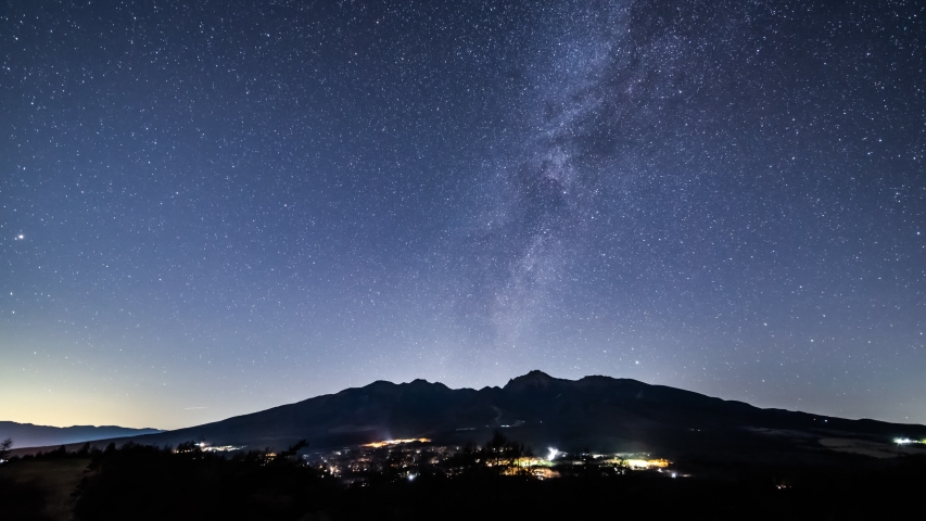 A place where you can see the sky full of stars